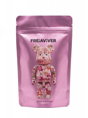 FREIAVIVER. Bear hot wax / Воск для депиляции бровей и лица, розовый 100 гр.
