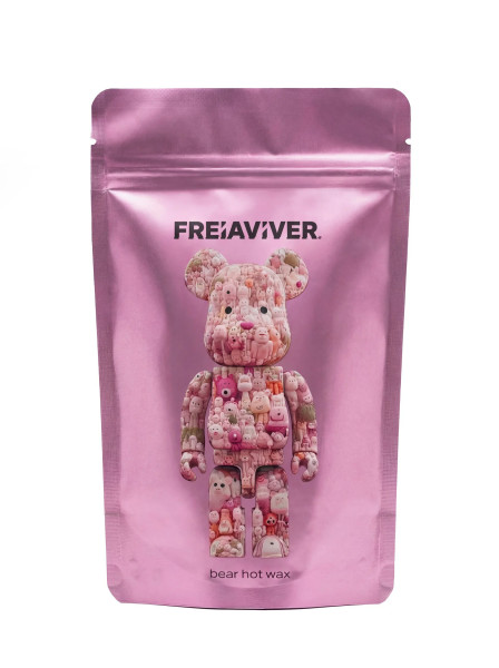 FREIAVIVER. Bear hot wax / Воск для депиляции бровей и лица, розовый 100 гр.