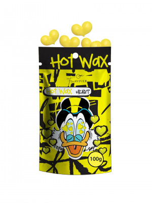 FreiAVIVER Hot Wax HEART / Воск для депиляции бровей и лица, желтый 100гр.