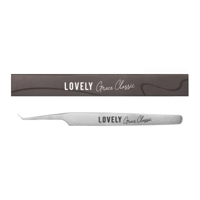Пинцет для наращивания ресниц Lovely, серия Grace Classic, тип L 5 мм