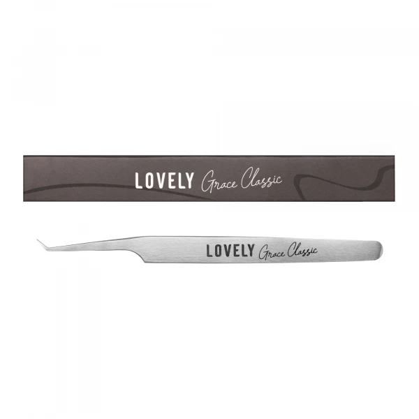 Пинцет для наращивания ресниц Lovely, серия Grace Classic, тип L 5 мм