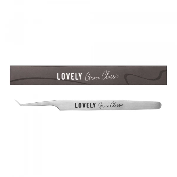Пинцет для наращивания ресниц Lovely, серия Grace Classic, тип L 7 мм