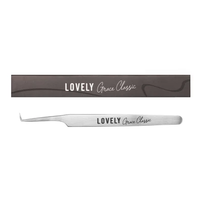 Пинцет для наращивания ресниц Lovely, серия Grace Classic, тип Г 5 мм