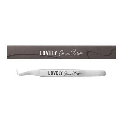 Пинцет для наращивания ресниц Lovely, серия Grace Classic, тип Мини-сапожок