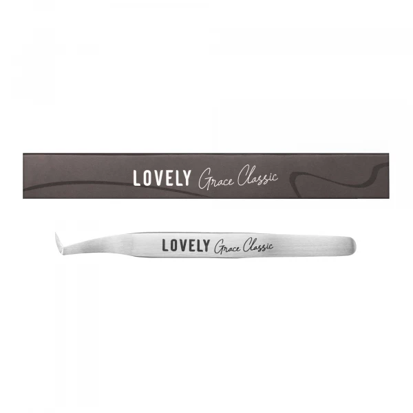 Пинцет для наращивания ресниц Lovely, серия Grace Classic, тип Мини-сапожок