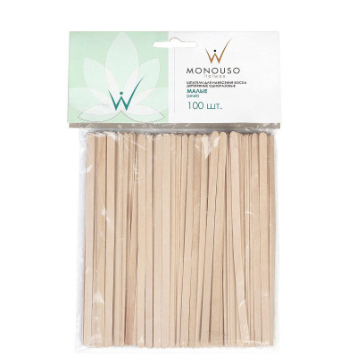 Шпатели деревянные одноразовые "малые" Italwax  №100шт